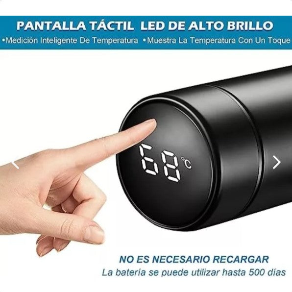 Termo Inteligente Digital LED - Botella Térmica con Display Táctil